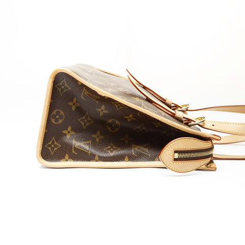 LOUIS VUITTON 2005 Monogram Popincourt Shoulder Bag Brown WS27066