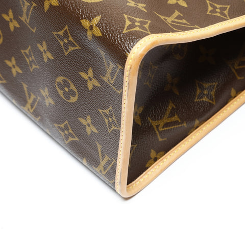 LOUIS VUITTON 2005 Monogram Popincourt Shoulder Bag Brown WS27066