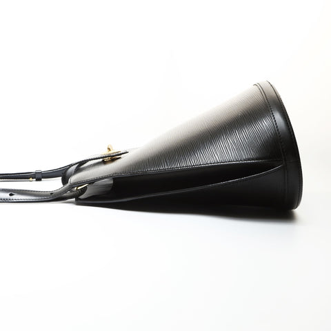 LOUIS VUITTON 1998 Epi Cluny Shoulder Bag black WS27067