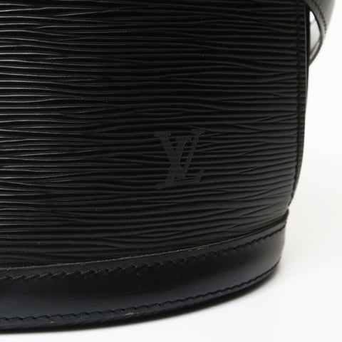 LOUIS VUITTON 1998 Epi Cluny Shoulder Bag black WS27067