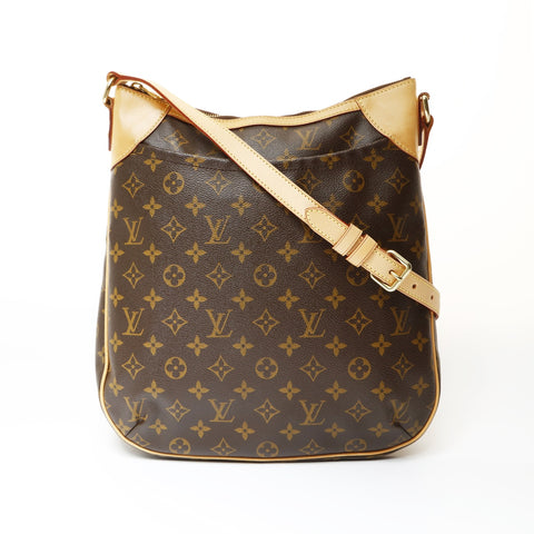 LOUIS VUITTON 2008 Monogram Odeon MM Shoulder Bag Brown WS27069