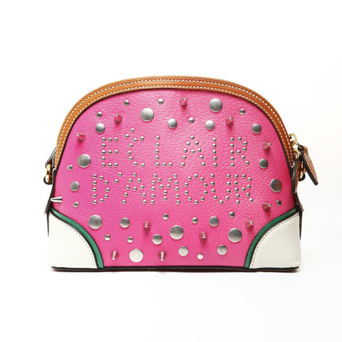 GUCCI Studded Eclair d'Amour Shoulder Bag pink WS27070