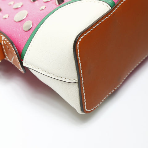 GUCCI Studded Eclair d'Amour Shoulder Bag pink WS27070