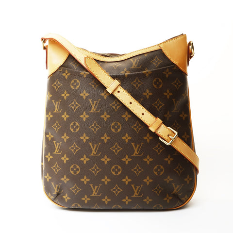 LOUIS VUITTON 2008 Monogram Odeon MM Shoulder Bag Brown WS27071