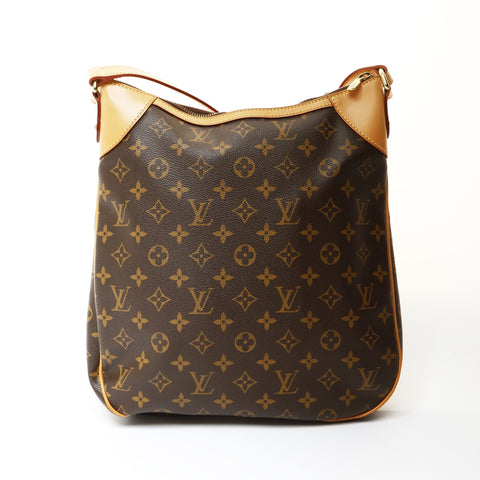 LOUIS VUITTON 2008 Monogram Odeon MM Shoulder Bag Brown WS27071