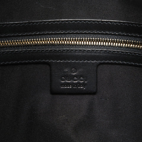 GUCCI GG canvas interlocking Shoulder Bag black WS27073
