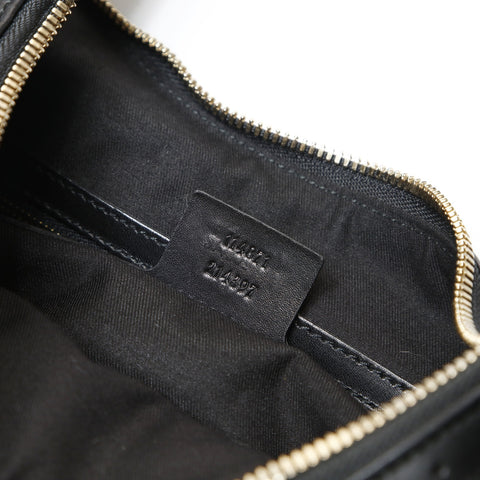 GUCCI GG canvas interlocking Shoulder Bag black WS27073