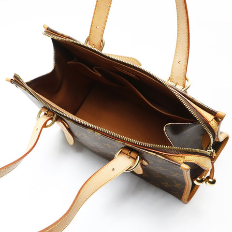 LOUIS VUITTON 2006 Monogram Popincourt Shoulder Bag Brown WS27077