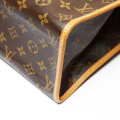 LOUIS VUITTON 2006 Monogram Popincourt Shoulder Bag Brown WS27077