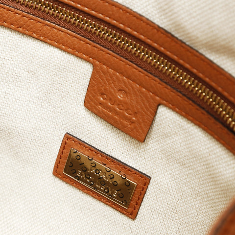 GUCCI soho leather Handbag Brown WS27078