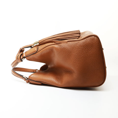 GUCCI soho leather Handbag Brown WS27078