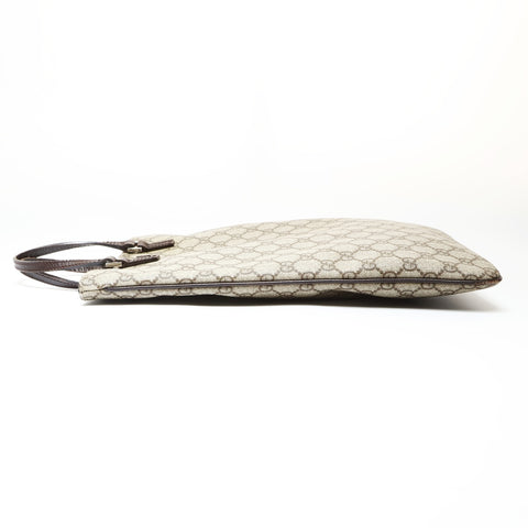GUCCI GG Supreme PVC Handbag Brown WS27080