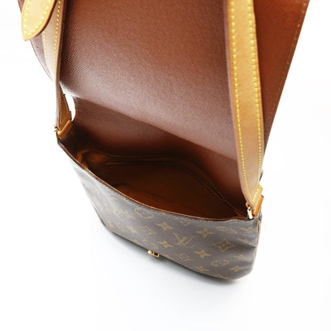 LOUIS VUITTON 2000 Monogram Musette Salsa Short Shoulder Bag Brown WS27082