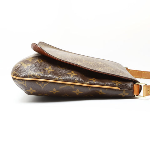 LOUIS VUITTON 2000 Monogram Musette Salsa Short Shoulder Bag Brown WS27082