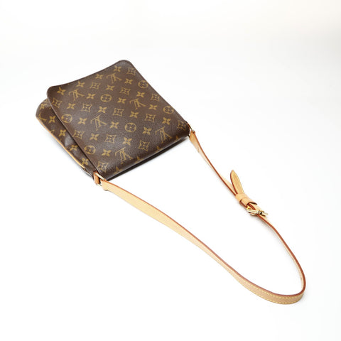 LOUIS VUITTON 2000 Monogram Musette Salsa Short Shoulder Bag Brown WS27082
