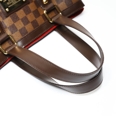 LOUIS VUITTON 2009 Damier Hampstead PM Handbag Brown WS27083