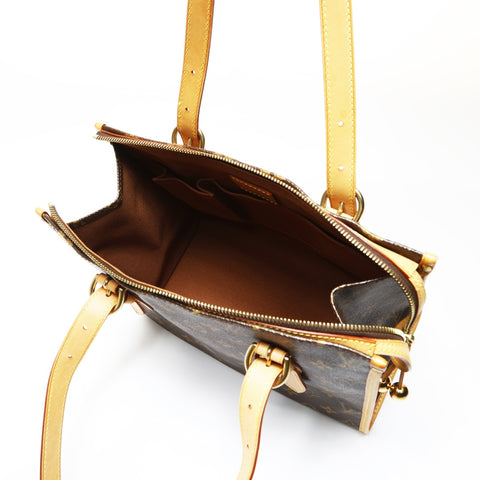 LOUIS VUITTON 2005 Monogram Popincourt Shoulder Bag Brown WS27085