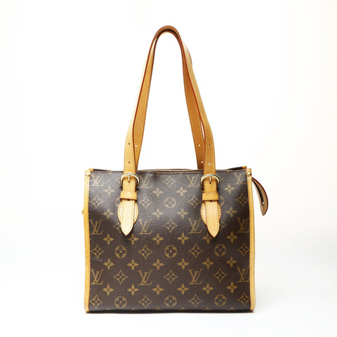 LOUIS VUITTON 2005 Monogram Popincourt Shoulder Bag Brown WS27085