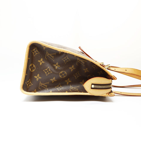 LOUIS VUITTON 2005 Monogram Popincourt Shoulder Bag Brown WS27085