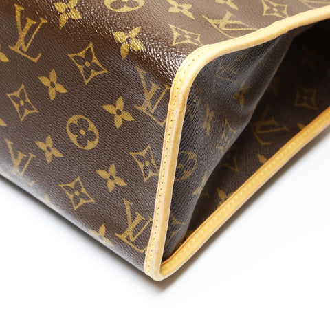 LOUIS VUITTON 2005 Monogram Popincourt Shoulder Bag Brown WS27085