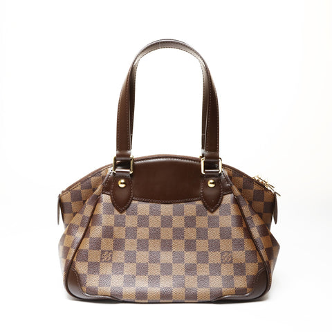LOUIS VUITTON 2010 Verona PM Damier Handbag Brown WS27086
