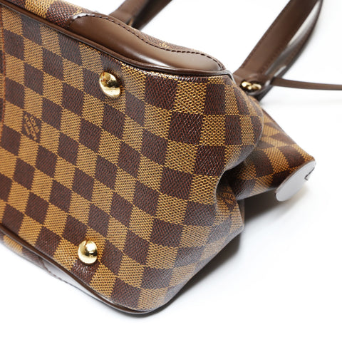 LOUIS VUITTON 2010 Verona PM Damier Handbag Brown WS27086