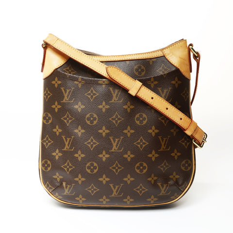 LOUIS VUITTON 2014 Monogram Odeon PM Shoulder Bag Brown WS27087