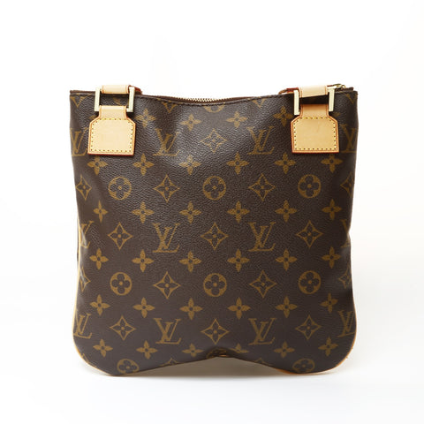 LOUIS VUITTON 2006 Monogram Pochette Bosphore Shoulder Bag Brown WS27088