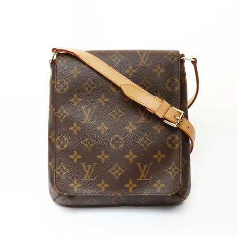 LOUIS VUITTON 2001 Monogram Musette Salsa Short Shoulder Bag Brown WS27089