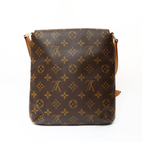 LOUIS VUITTON 2001 Monogram Musette Salsa Short Shoulder Bag Brown WS27089