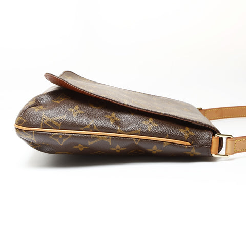 LOUIS VUITTON 2001 Monogram Musette Salsa Short Shoulder Bag Brown WS27089