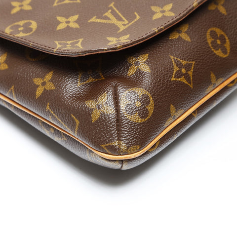 LOUIS VUITTON 2001 Monogram Musette Salsa Short Shoulder Bag Brown WS27089