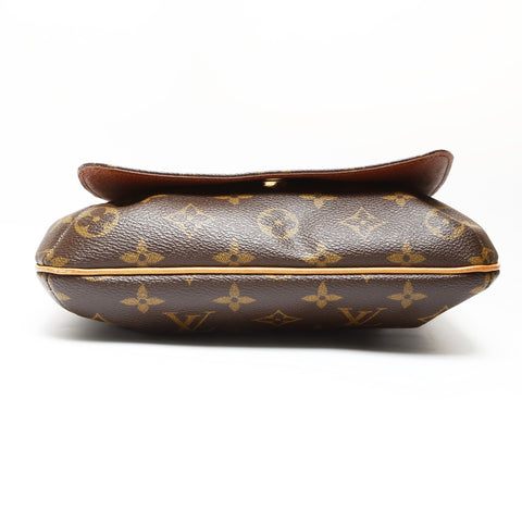 LOUIS VUITTON 2001 Monogram Musette Salsa Short Shoulder Bag Brown WS27089