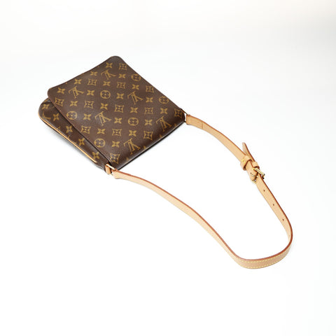 LOUIS VUITTON 2001 Monogram Musette Salsa Short Shoulder Bag Brown WS27089