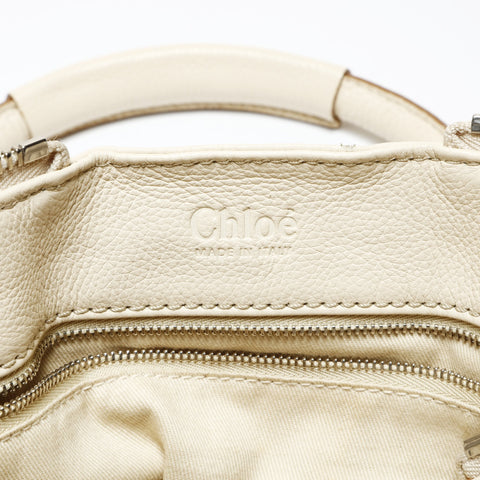 Chloe Paddington Leather Shoulder Bag beige WS27090