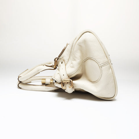Chloe Paddington Leather Shoulder Bag beige WS27090