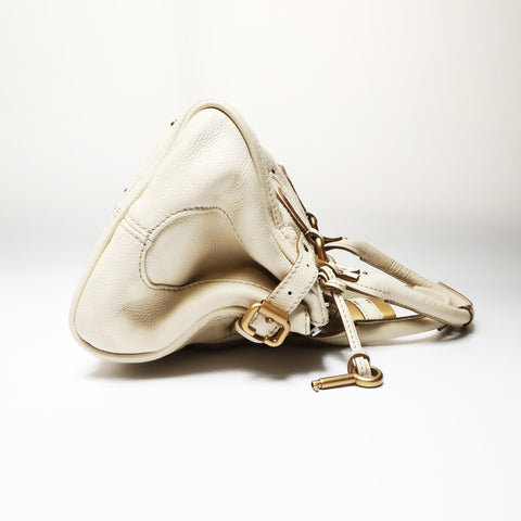 Chloe Paddington Leather Shoulder Bag beige WS27090