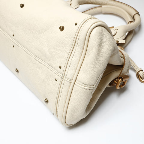 Chloe Paddington Leather Shoulder Bag beige WS27090