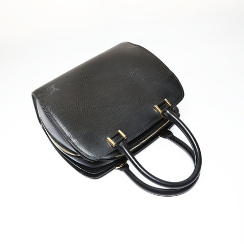 LOUIS VUITTON 2001 Pont Neuf Epi Handbag black WS27091