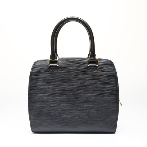 LOUIS VUITTON 2001 Pont Neuf Epi Handbag black WS27091