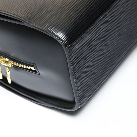 LOUIS VUITTON 2001 Pont Neuf Epi Handbag black WS27091