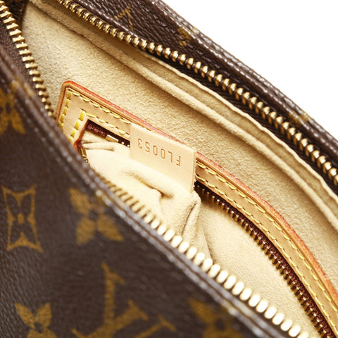 LOUIS VUITTON 2003 Monogram Looping MM Shoulder Bag Brown WS27095