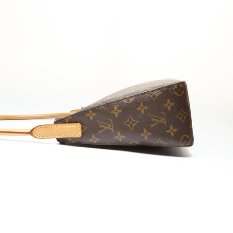 LOUIS VUITTON 2003 Monogram Looping MM Shoulder Bag Brown WS27095