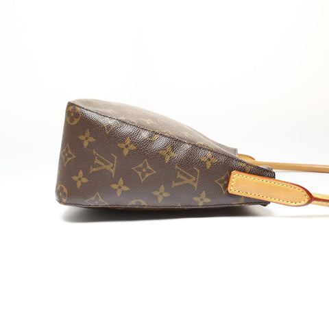 LOUIS VUITTON 2003 Monogram Looping MM Shoulder Bag Brown WS27095