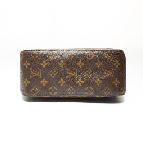 LOUIS VUITTON 2003 Monogram Looping MM Shoulder Bag Brown WS27095