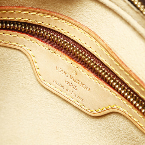 LOUIS VUITTON 2003 Monogram Looping MM Shoulder Bag Brown WS27095