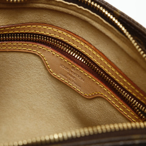LOUIS VUITTON 2003 Monogram Looping MM Shoulder Bag Brown WS27097