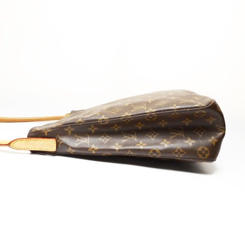 LOUIS VUITTON Monogram Looping GM 2001 Shoulder Bag Brown WS27099