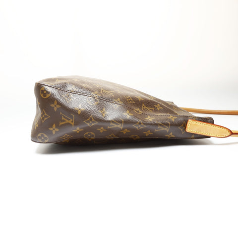 LOUIS VUITTON Monogram Looping GM 2001 Shoulder Bag Brown WS27099