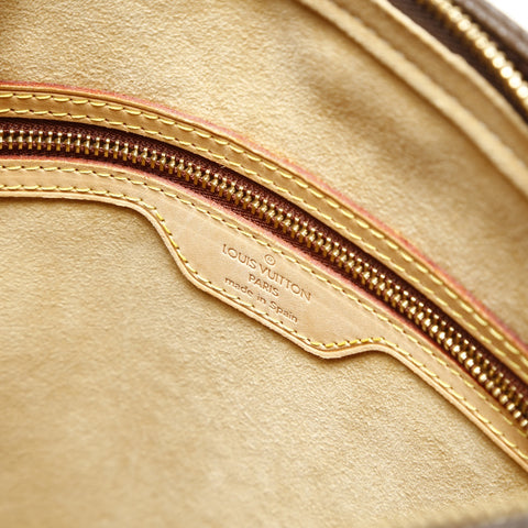 LOUIS VUITTON Monogram Looping GM 2001 Shoulder Bag Brown WS27099